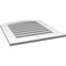 Ekena Millwork Arch Top Surface Mount PVC Gable Vent: Non-Functional, w/ 3-1/2"W x 1"P Standard Frame, 24"W x 26"H GVPAR24X2601SN - alternate 4